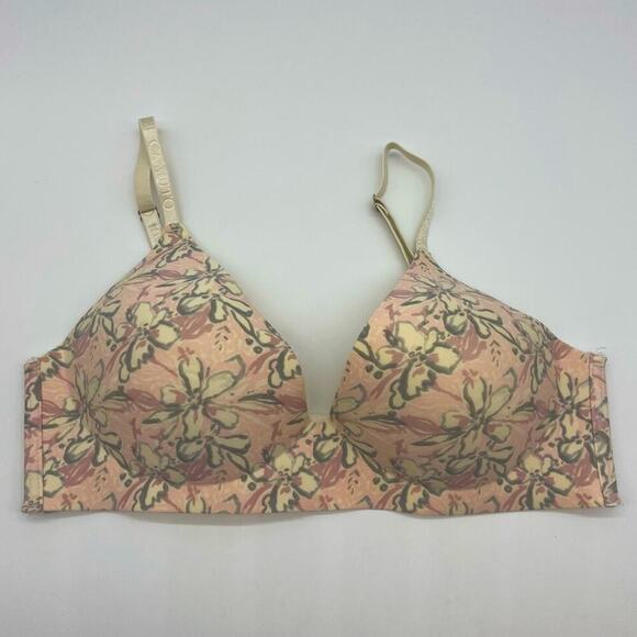 Vince Camuto Wire Free Floral Print Bra - Picture 1 of 10